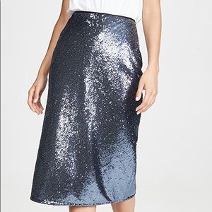 Cinq a Sept Sequin Marta Skirt